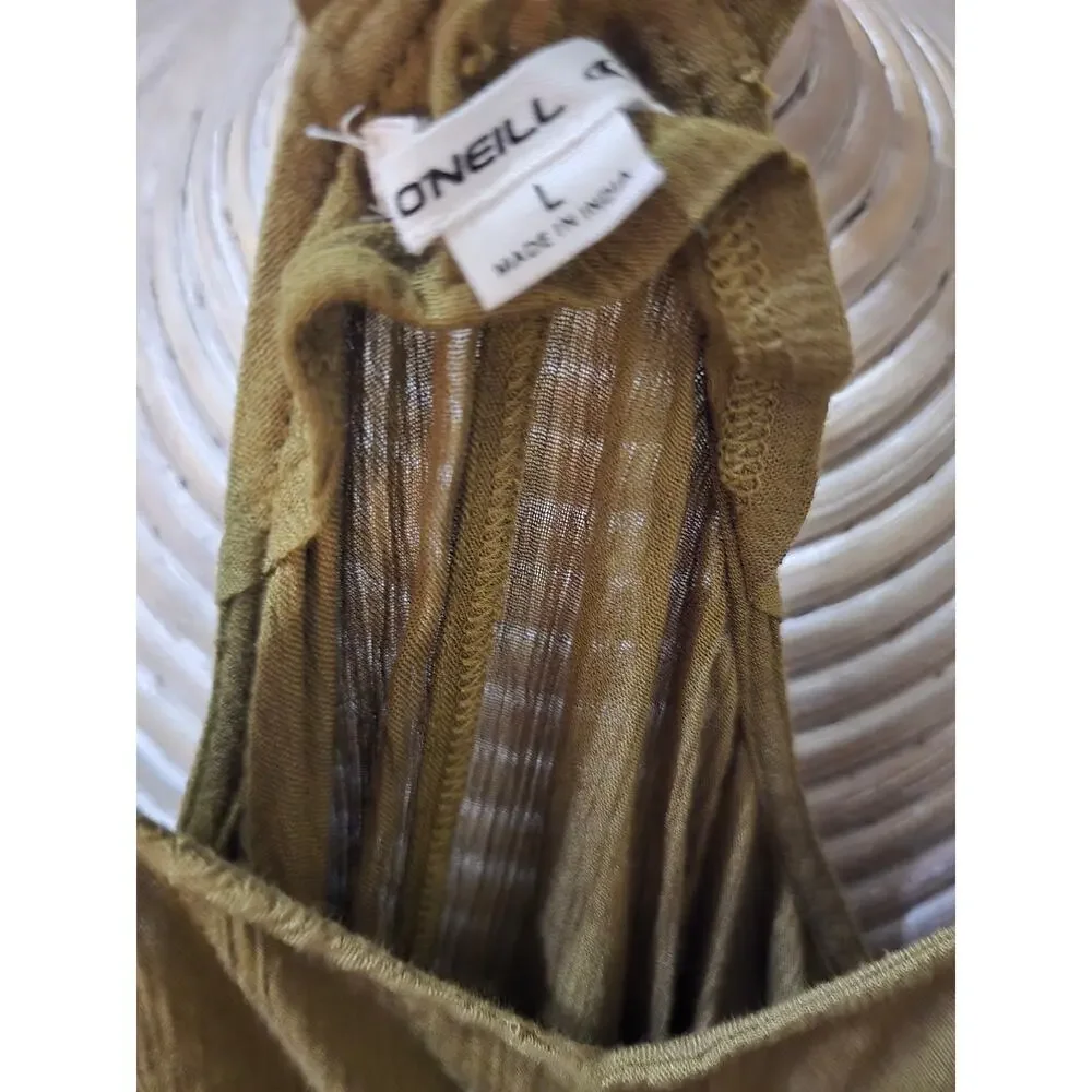 NwT Large O'Neill Women's Floral Cover-up Tank Dress - Picture 8 of 10